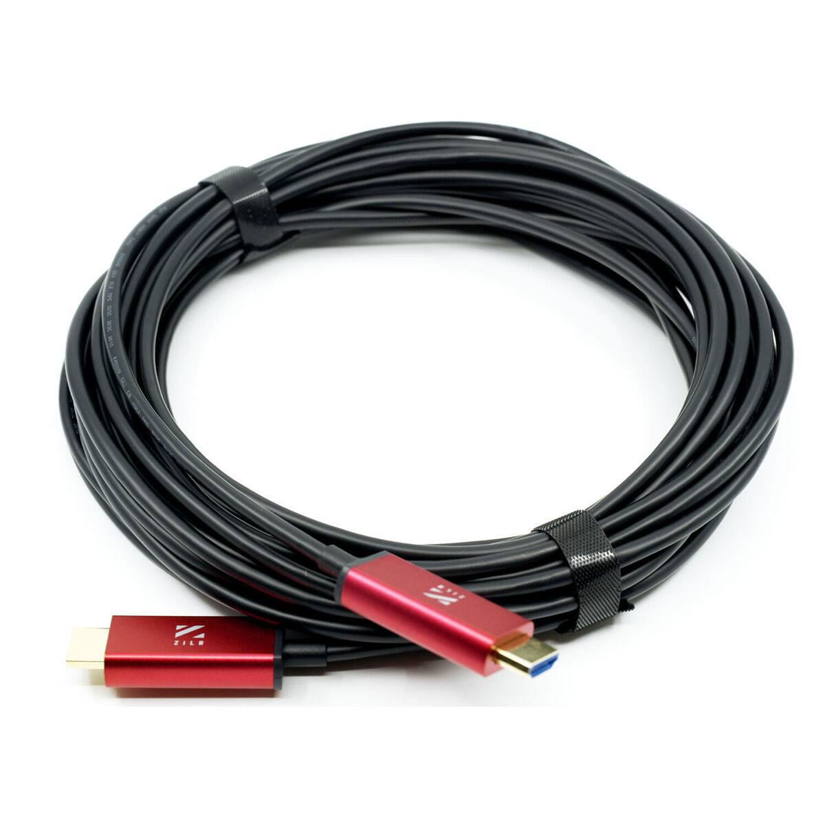 Front. ZILR - ZILR 32.8' 8Kp60 HDMI Fiber Optic Ultra High Speed with Ethernet Cable.
