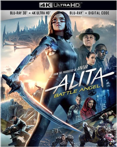 Front. Alita: Battle Angel   - 4K Blu-Ray.