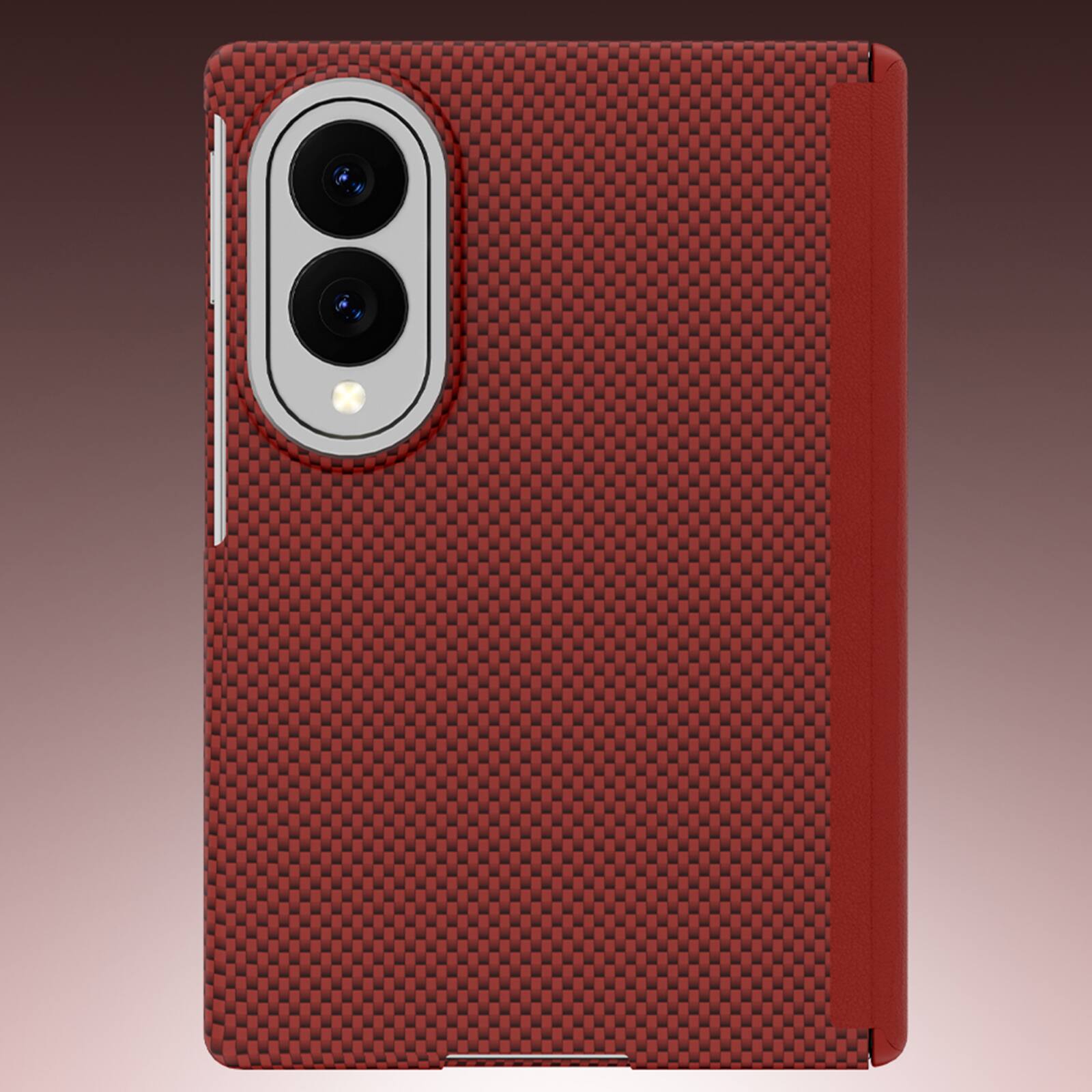 Red (Woven Pattern)
