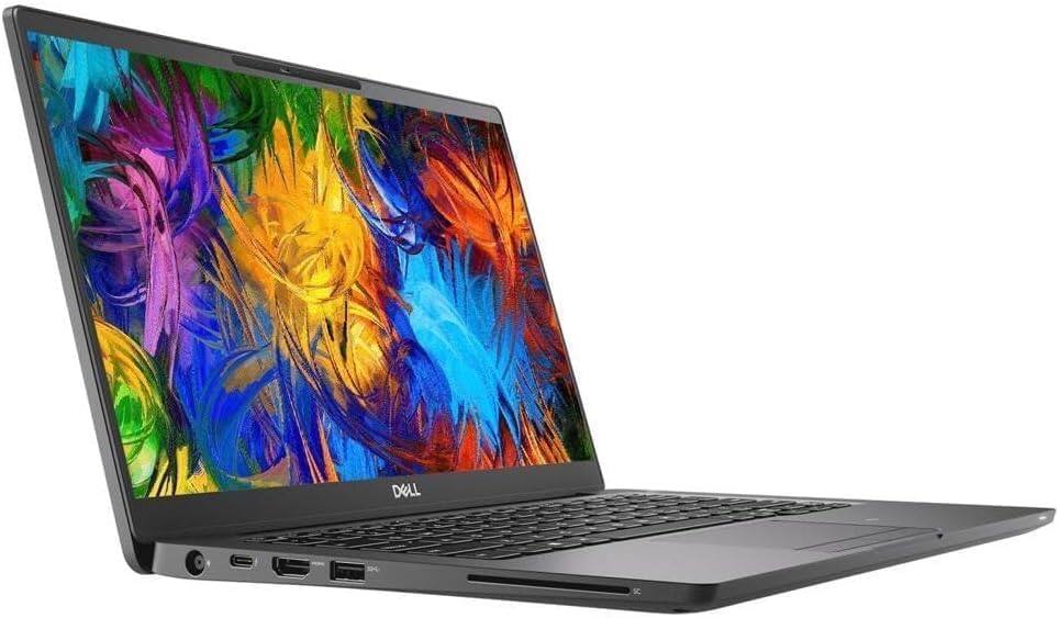 Angle. Dell - DELL Latitude 7400 14" FHD Laptop，Intel Core i5-8365 up to 4.1G, 32GB DDR4,1T SSD, HDMI, Win Pro - Black.