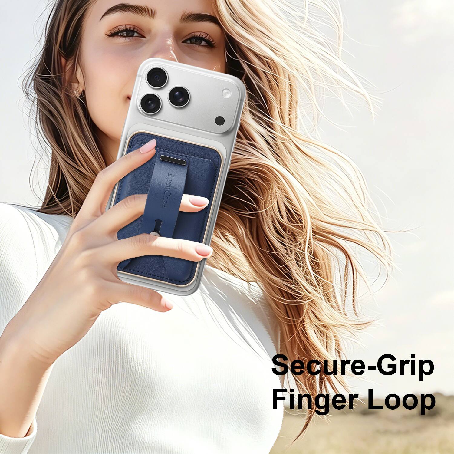 EgzanCase Equan Case Secure-Grip Finger Loop