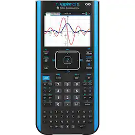 Texas Instruments - TI-Nspire CX II CAS - Color Graphing Calculator NSCXCAS2/TBL/2L1/A