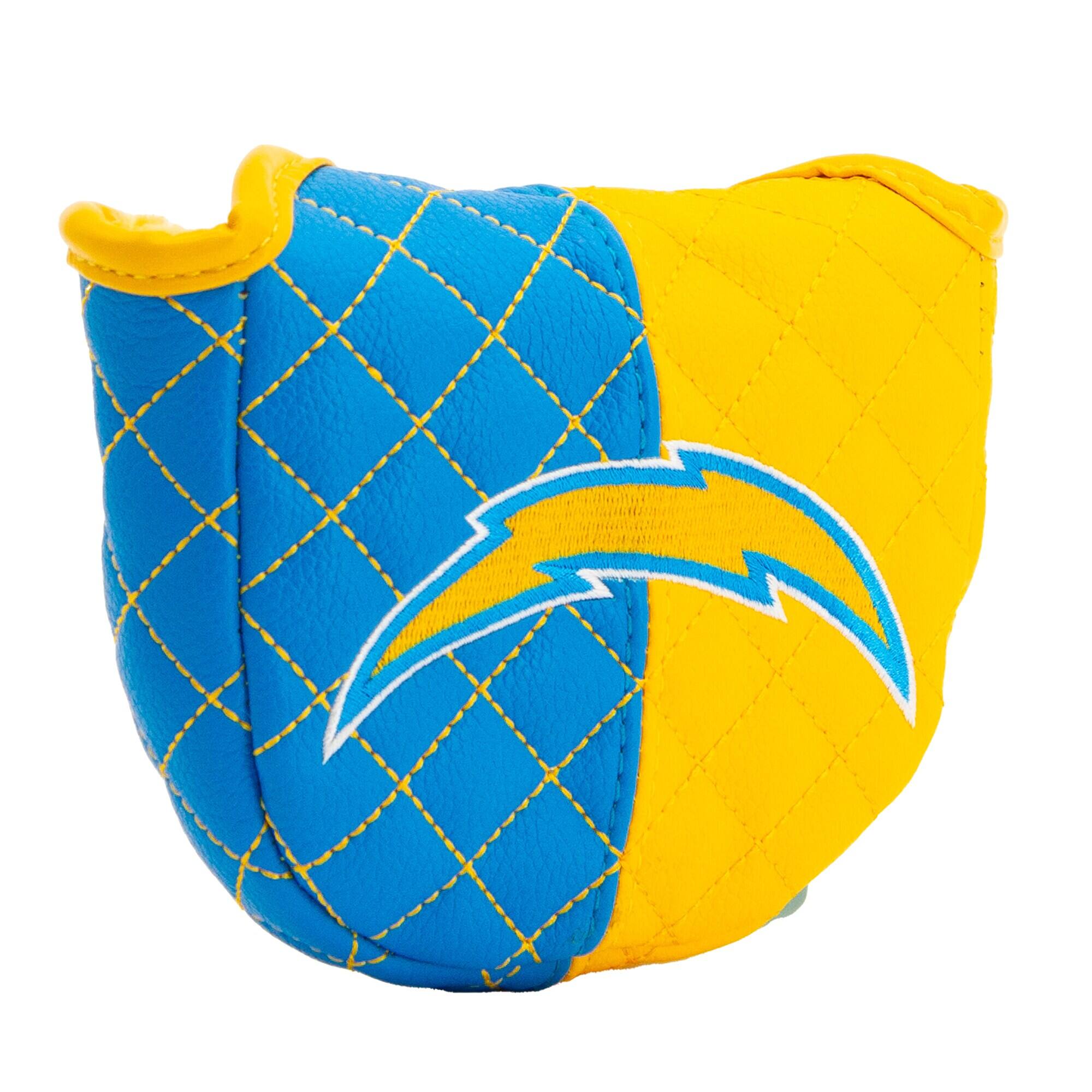 Alt View 2. Team Golf - Los Angeles Chargers Quilted Mallet Putter Cover - Multicolor.