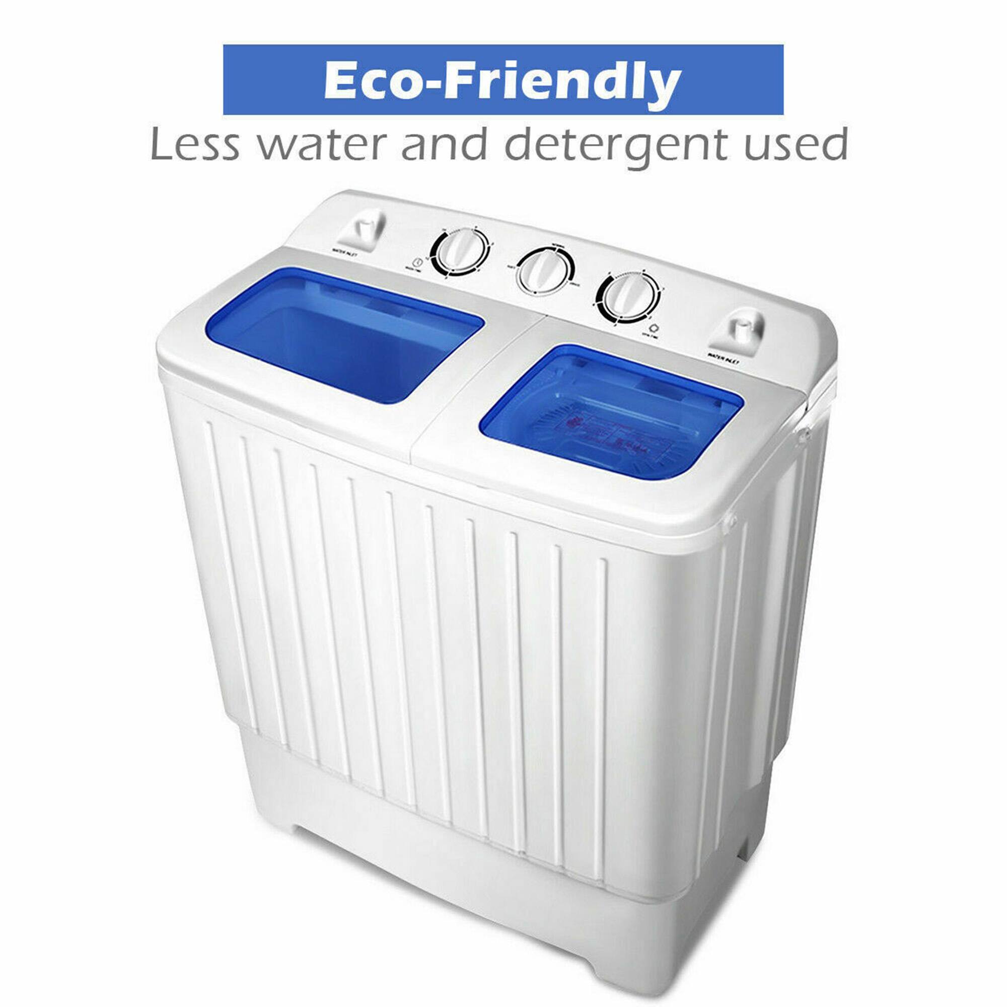 Eco-Friendly  
Less water and detergent used