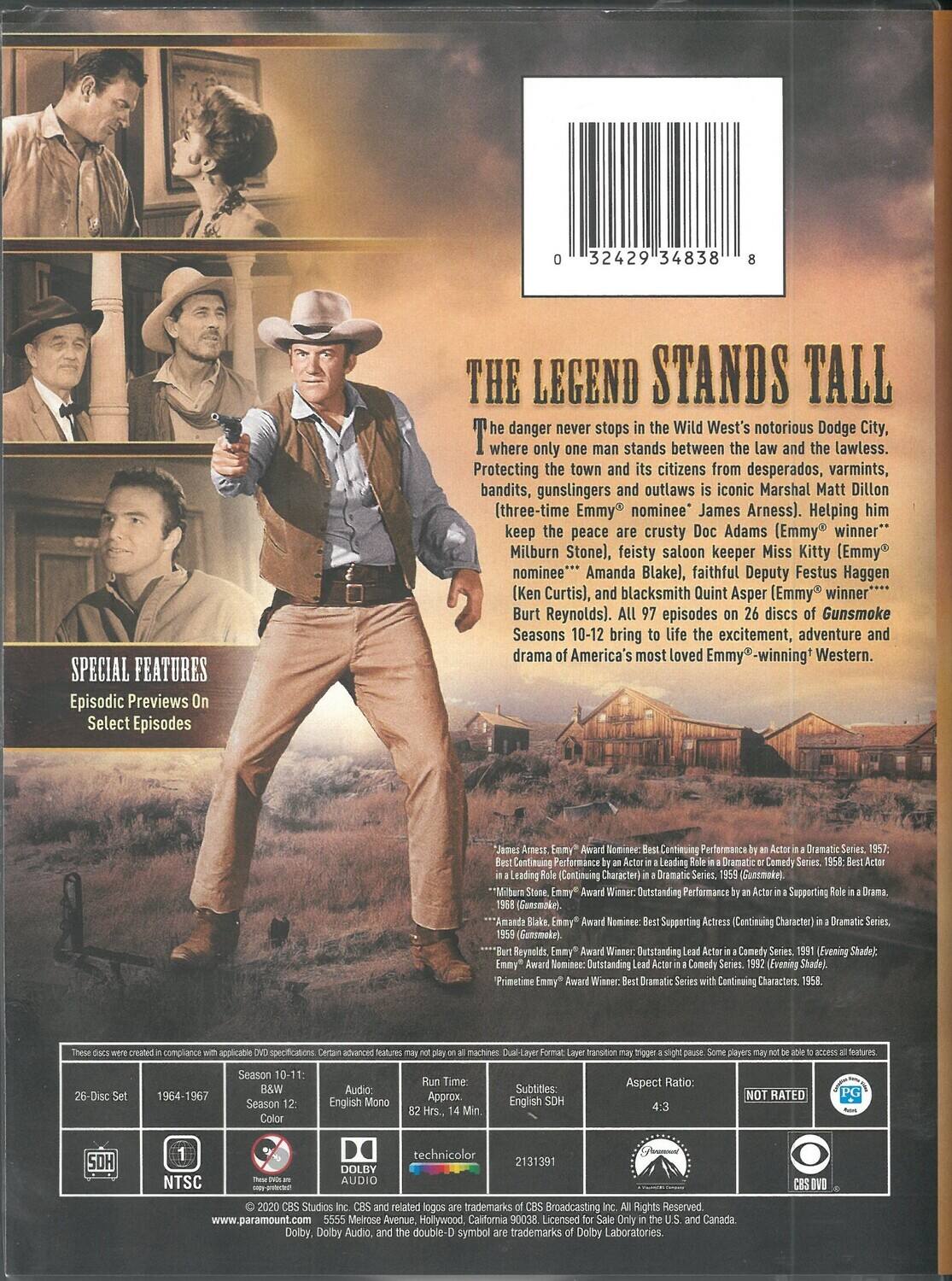 Alt View 1. Gunsmoke: Seasons 10-12   - DVD.