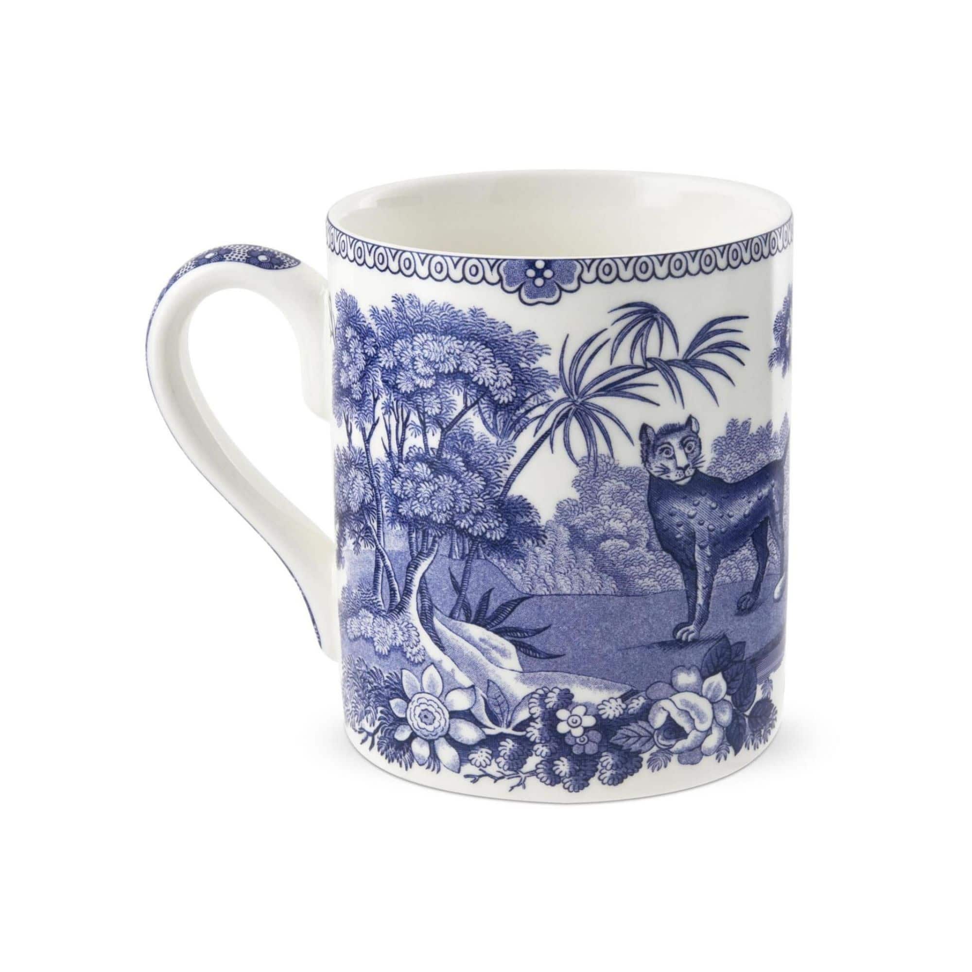 Spode - Room, Aesop's Fable 11 oz Hot Beverage Mug - Blue