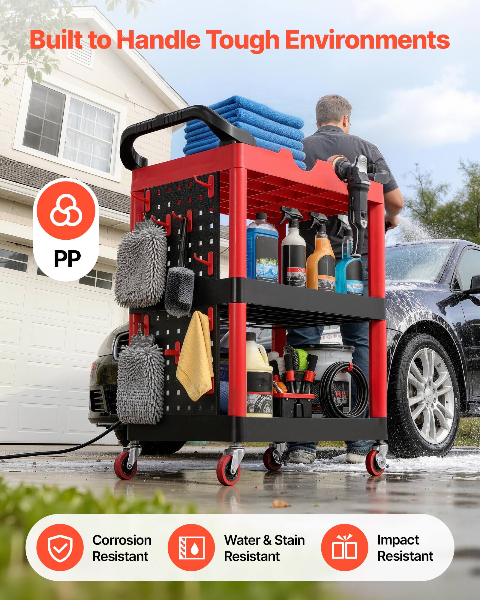 Built to Handle Tough Environments

PP

Corrosion Resistant

Water & Stain Resistant

Impact Resistant