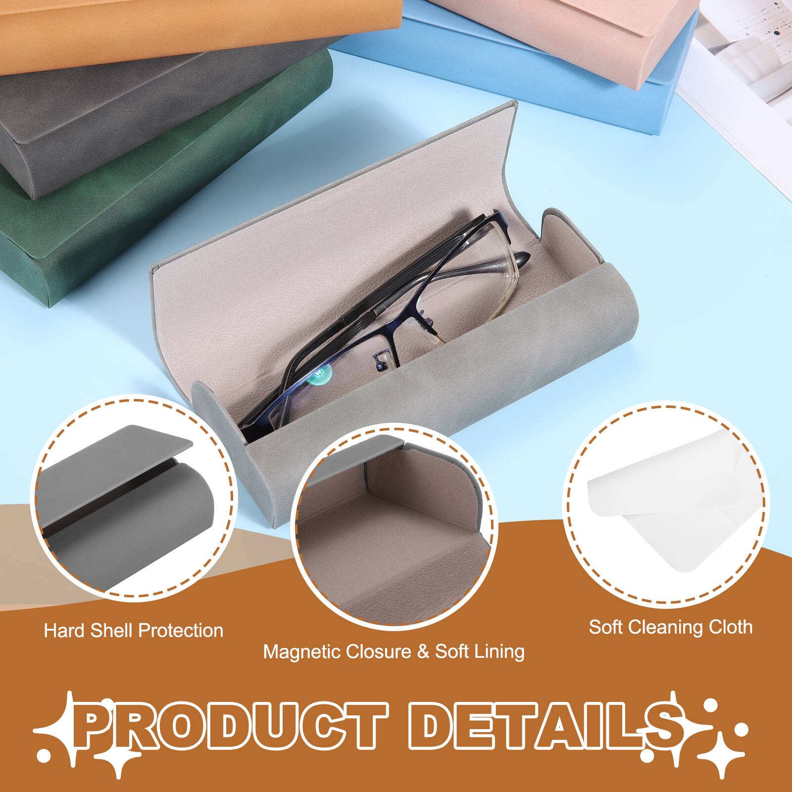 Hard Shell Protection  
Magnetic Closure & Soft Lining  
Soft Cleaning Cloth  

PRODUCT DETAILS
