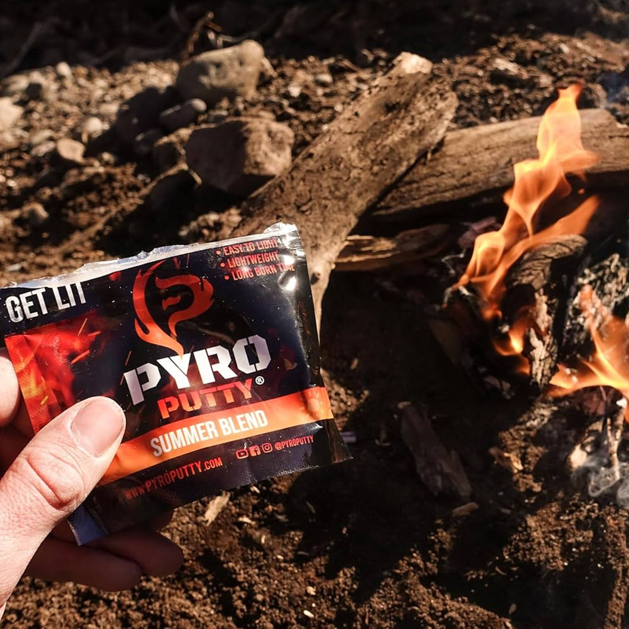 EASY LIGHT LIGHTWEIGHT LONG BORN GET LIT PYRO PUTTY  
SUMMER BLEND  
@PYROPUTTY  
WWW.PYROPUTTY.COM