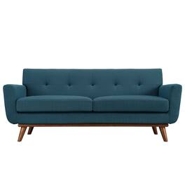 Engage Upholstered Fabric Loveseat by Modway - Azure