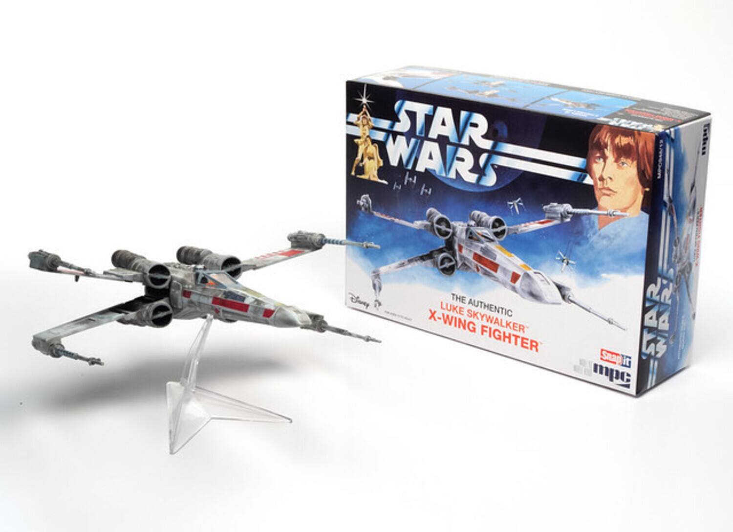 STAR WARS  
I H MPOS4/13 Dhs Beey THE LUKE AUTHENTIC X-WING SKYWALKER FIGHTER SAT HAW Snap it mpc