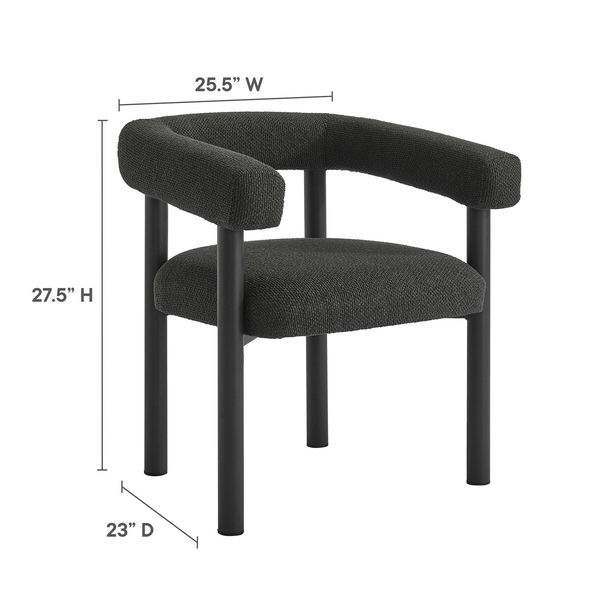 25.5" W  
27.5" H  
23" D