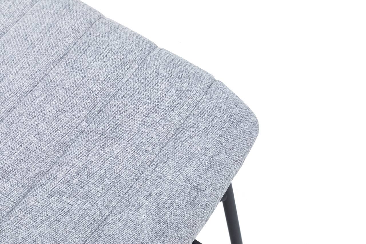 Alt View 8. LeisureMod - Zylar Office Guest Chair with PU Leather, Foam Cushion & Stainless Steel Base - Grey.