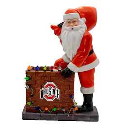 The Memory Company - Ohio State Buckeyes Up On the Roof Top Figurine - Multicolor