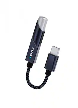 FiiO - KA11 Dongle DAC/Headphone Amplifier - USB-C to 3.5mm - Black
