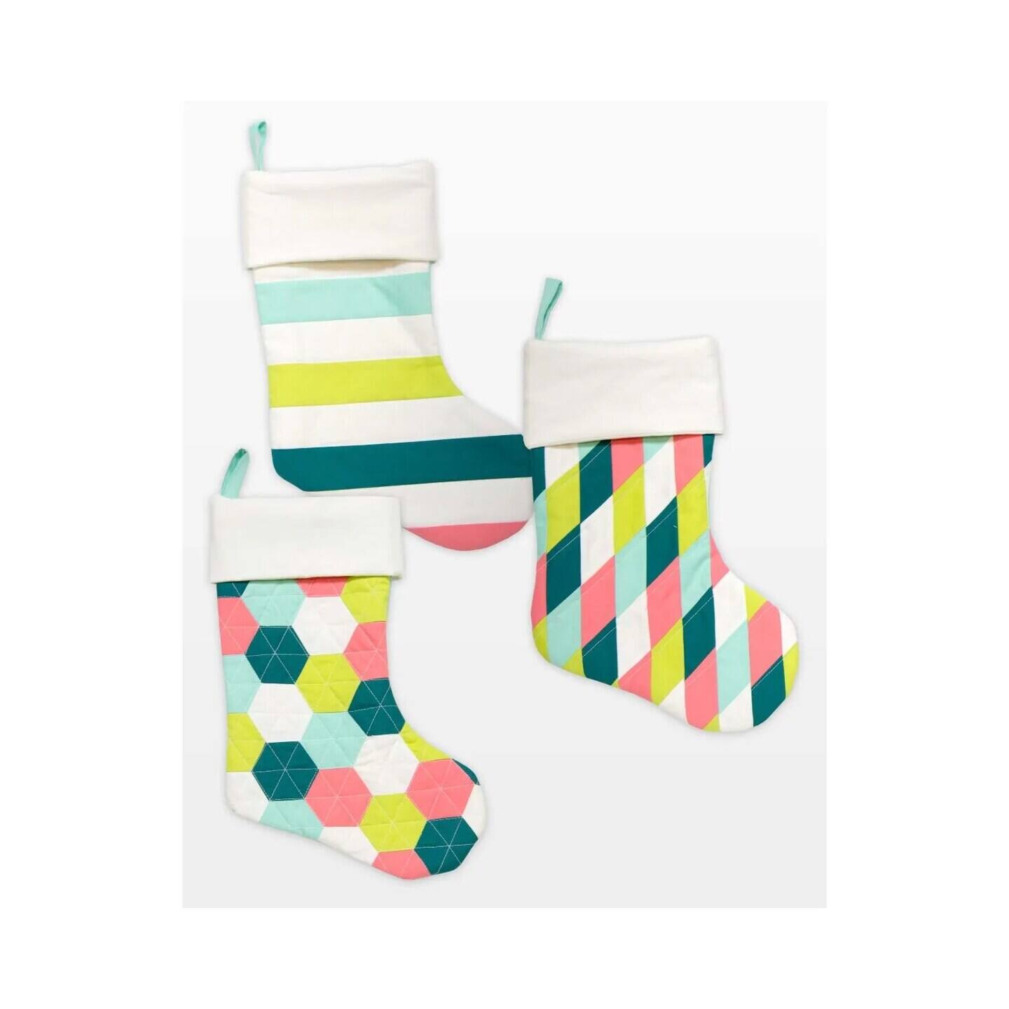 Angle. AccuQuilt - GO! Santa Stocking Die - Multicolor.