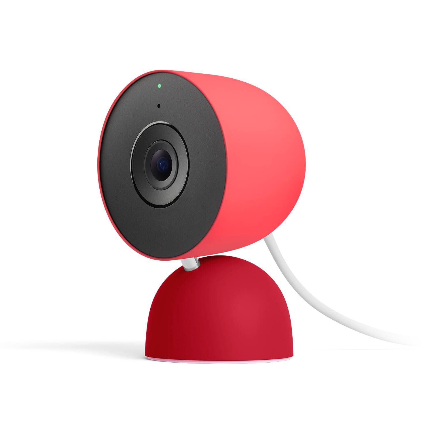 Alt View 2. Google - Nest Cam Indoor (wired, 3rd gen) - Latest Model - 2K Video and Gemini - Berry.