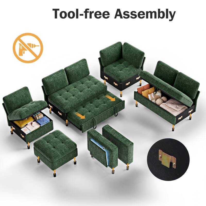 Tool-free Assembly