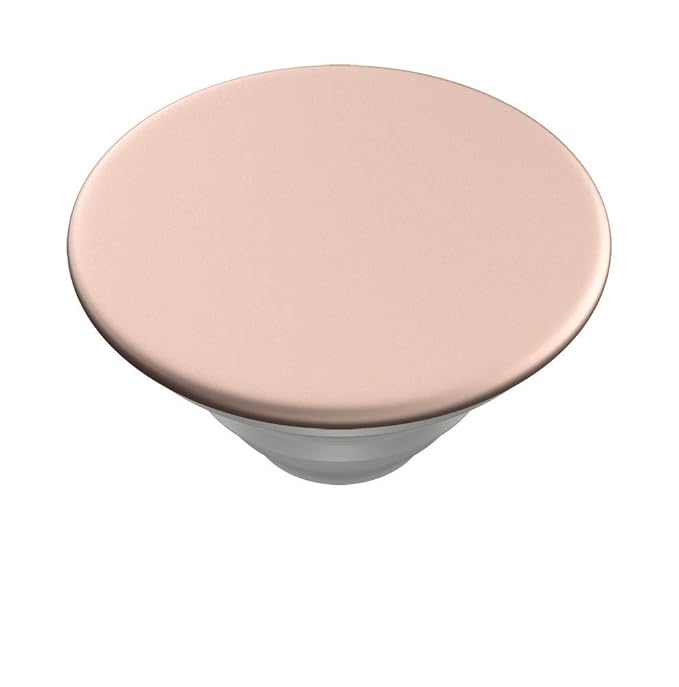 Back. PopSockets - PopSocket Aluminum Swappable PopGrip Rose Gold - Rose Gold.