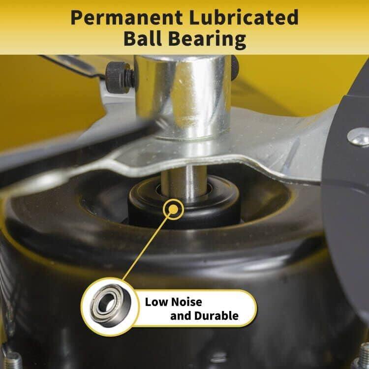 Permanent Lubricated Ball Bearing  
Low Noise and Durable