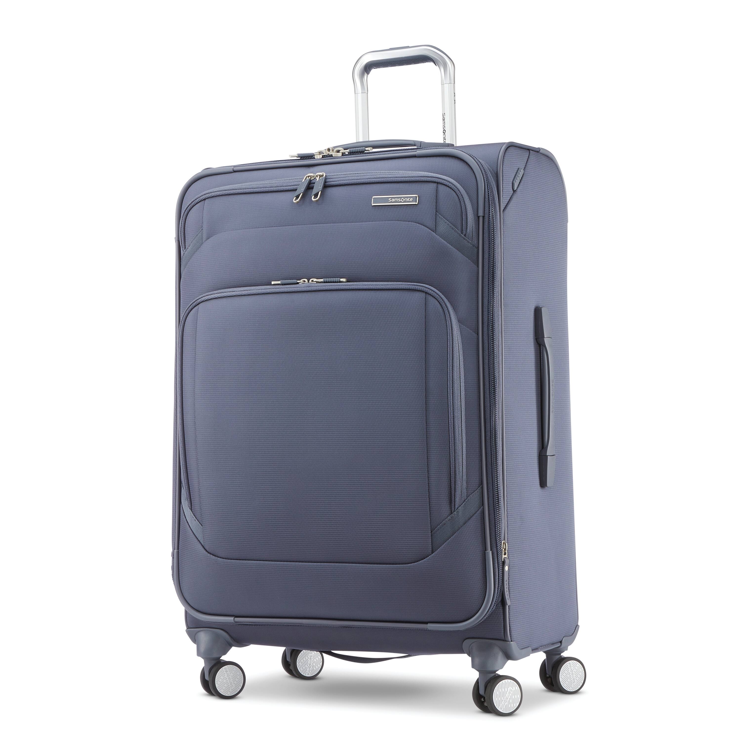 Front. Samsonite - Ascentra Med 25" Expandable Spinner Suitcase - Slate.
