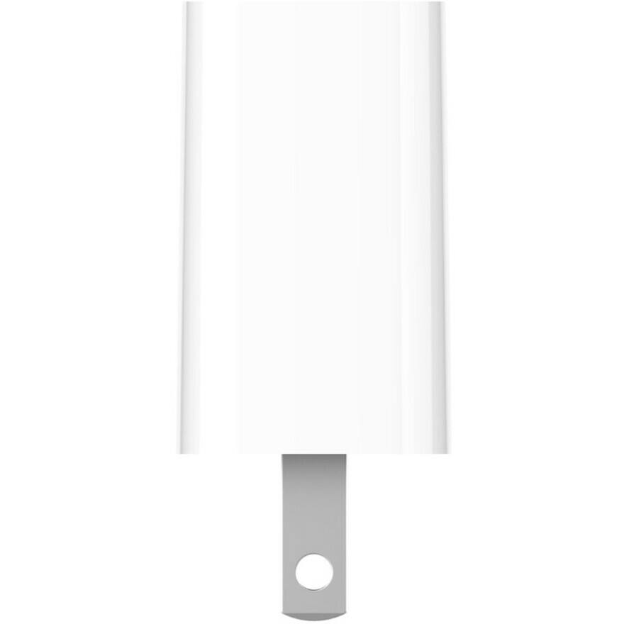 Alt View 1. 4XEM - 4XEM's 12W Wall Charger with 1 USB-A Port - White - 4XEM's 12W USB-A Charger - White - Total Power Budget 12W, Input - White.