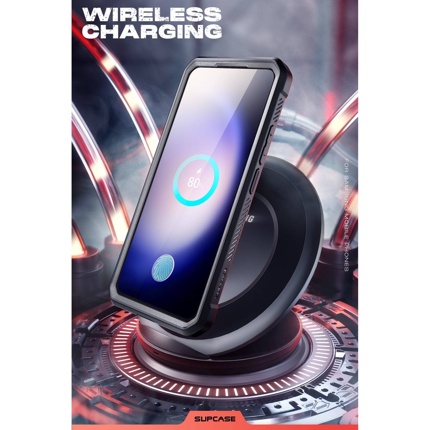 WIRELESS CHARGING

80%

FOR SAMSUNG MOBILE PHONES

SUPCASE