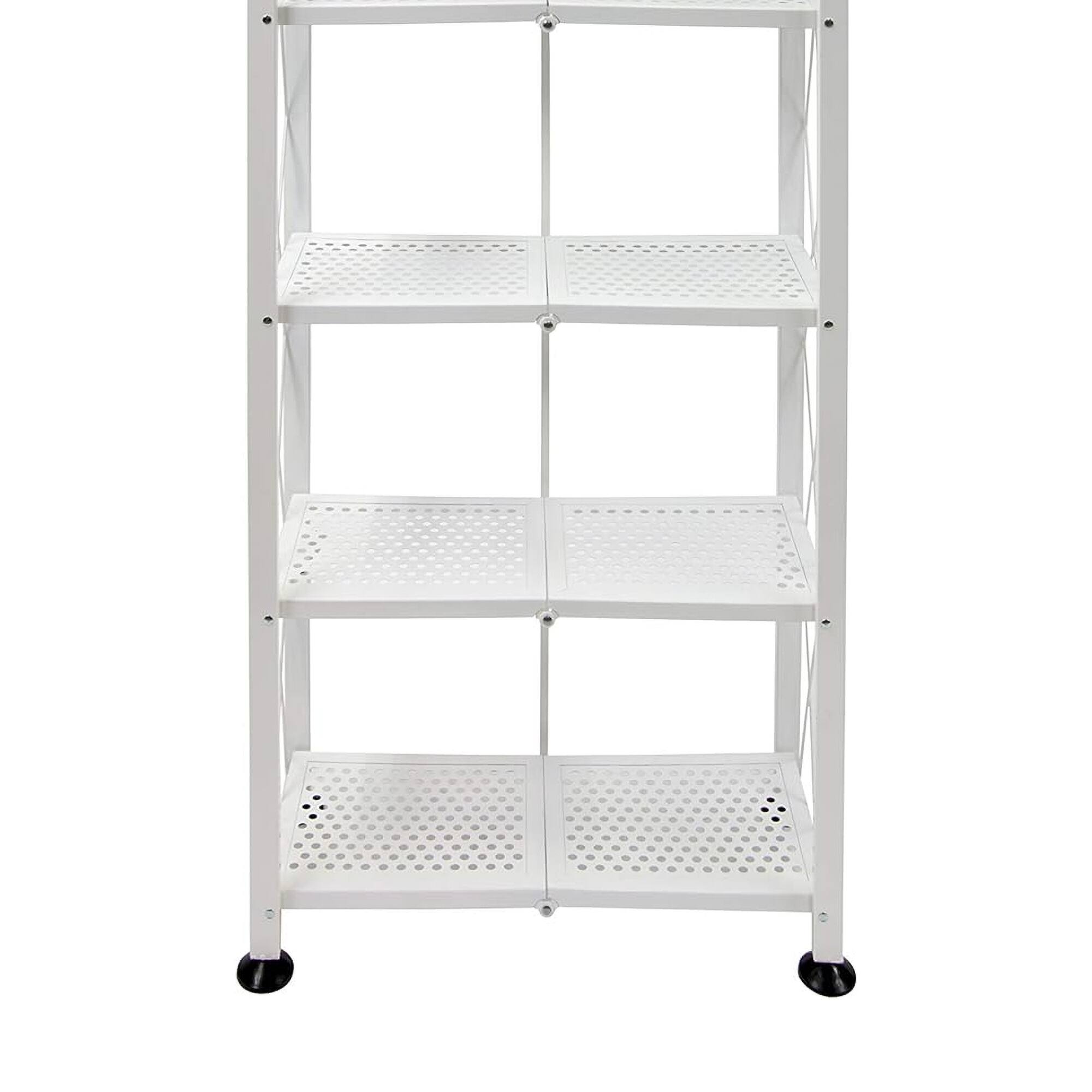 Alt View 7. Origami - Origami RB-03 6 Shelf Open Styled Home Organizational Deco Rack Bookshelf, White - White.
