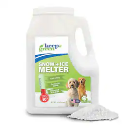 Snow Joe - Keep It Ice and Snow Melter Salt Pellets with Tint, 12 lb - Green