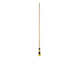 RubberMaid - Gripper 60" Wood Wet Mop Handle - Yellow/Natural
