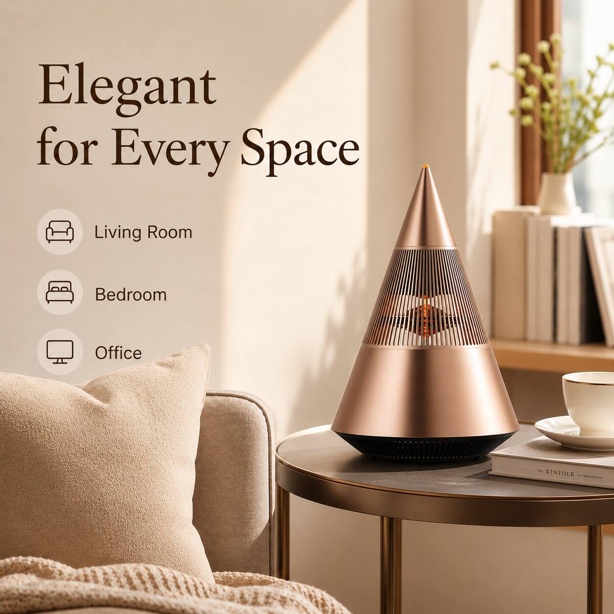 Elegant for Every Space

Living Room
Bedroom
Office

KINFOLK