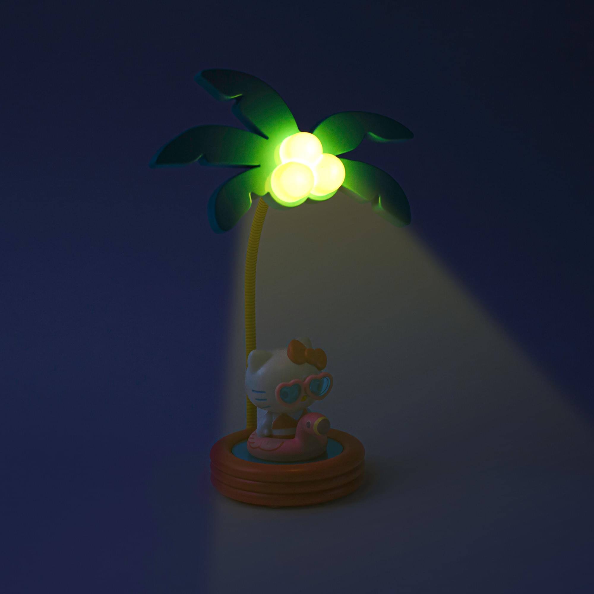 Alt View 1. Ukonic - Sanrio Hello Kitty Pool Party 8-Inch Mini Gooseneck Mood Light - Pink.