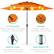 - UV Protection
Fabric shade made from quality polyester to diffuse sunlight
- Durable
Powder-coated steel withstands wear over time
- Built-In Crank
Pully-assisted crank opens and closes the umbrella
- Push-Button Tilt
Freely adjust the angle with a locking tilt joint
