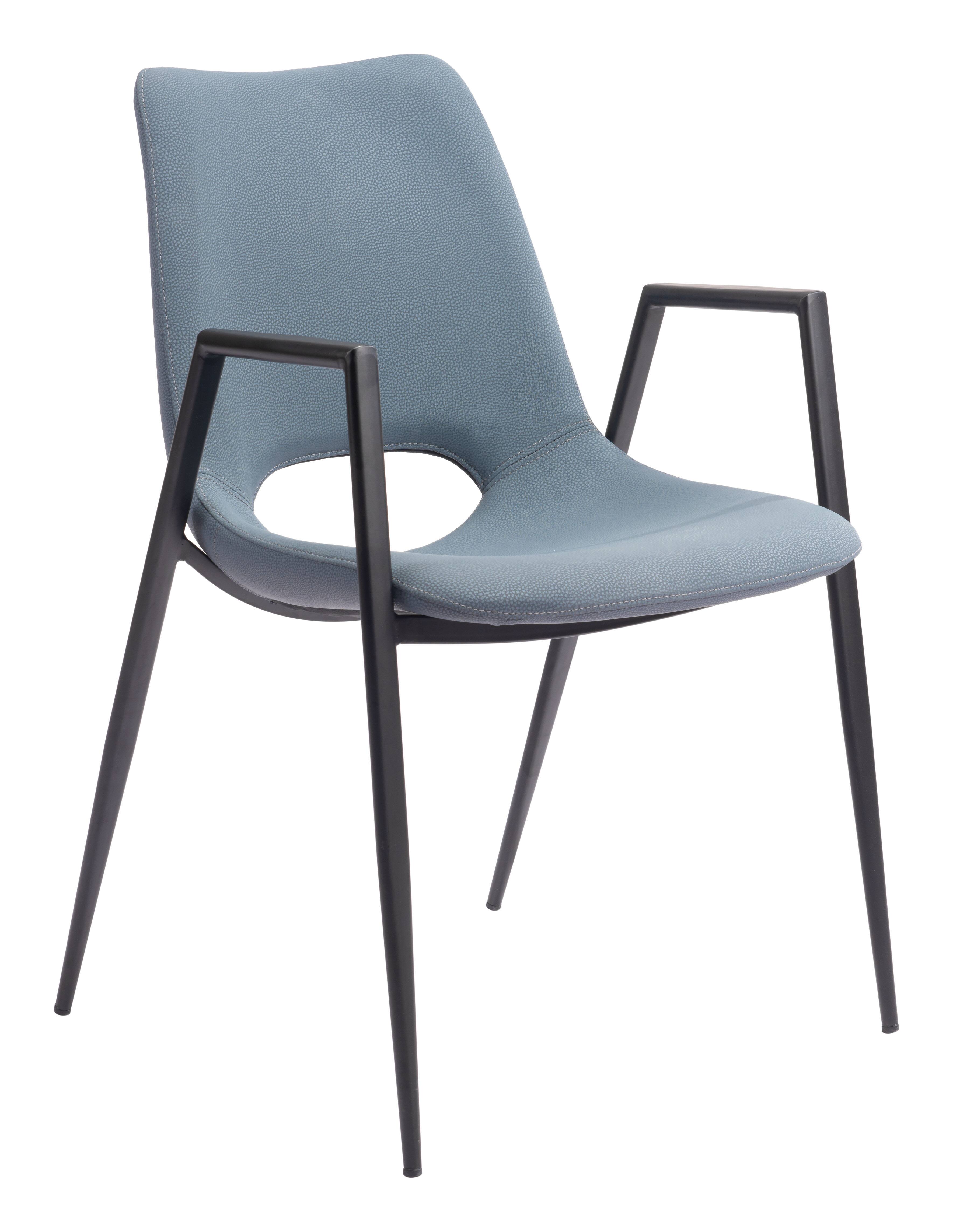 Hivvago - Desi Dining Chair (Set of 2) - Azure Gray