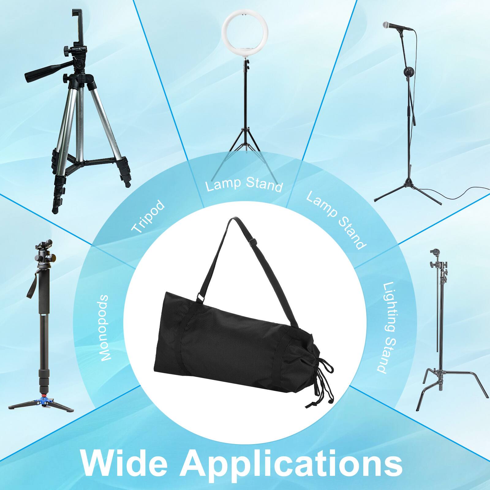 Tripod, Monopods, Lamp Stand, Lighting Stand, Wide Applications