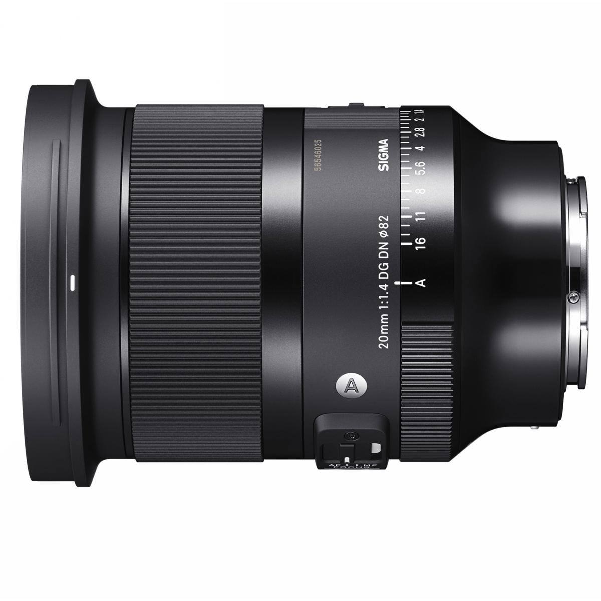 56546025  
A  
1.4 2 2.8 4 SIGMA 5.6 8 11 16 DN DG -- A 1:1.4 20mm  
AF