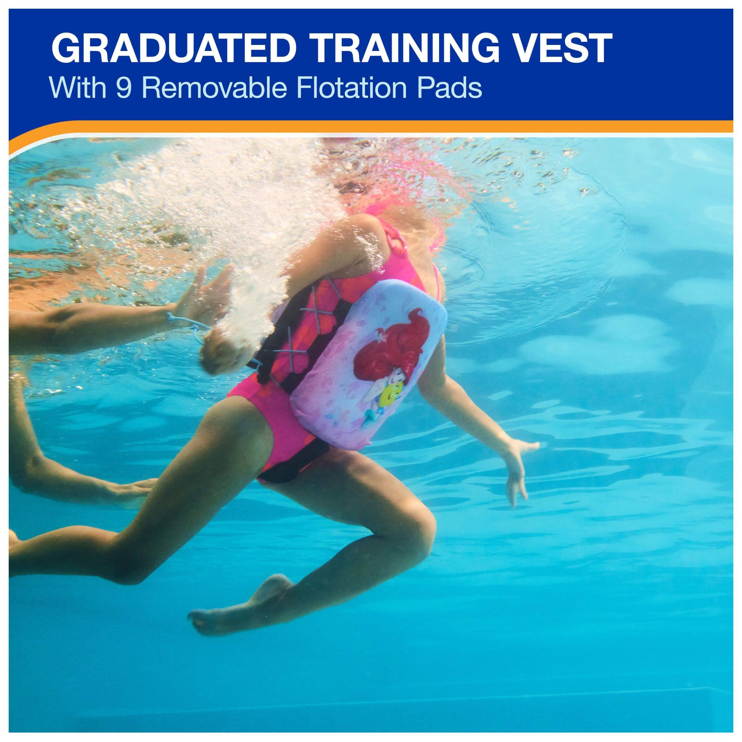 GRADUATED TRAINING VEST  
With 9 Removable Flotation Pads