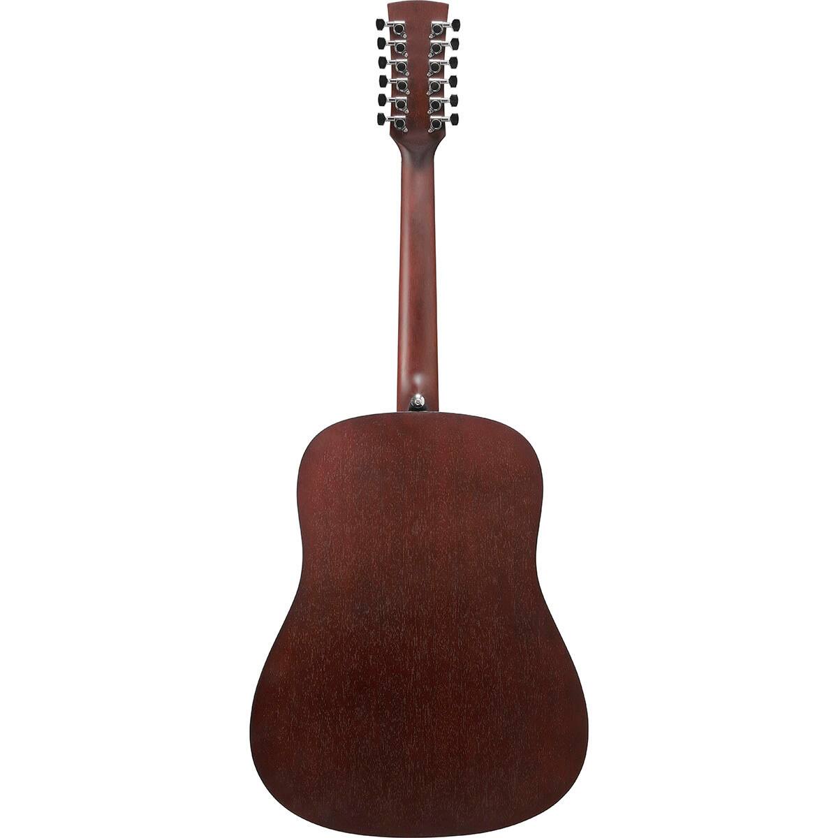 Alt View 1. Ibanez - Ibanez PF Series PF5412 12-String Acoustic Guitar, Weathered Black/Natural.