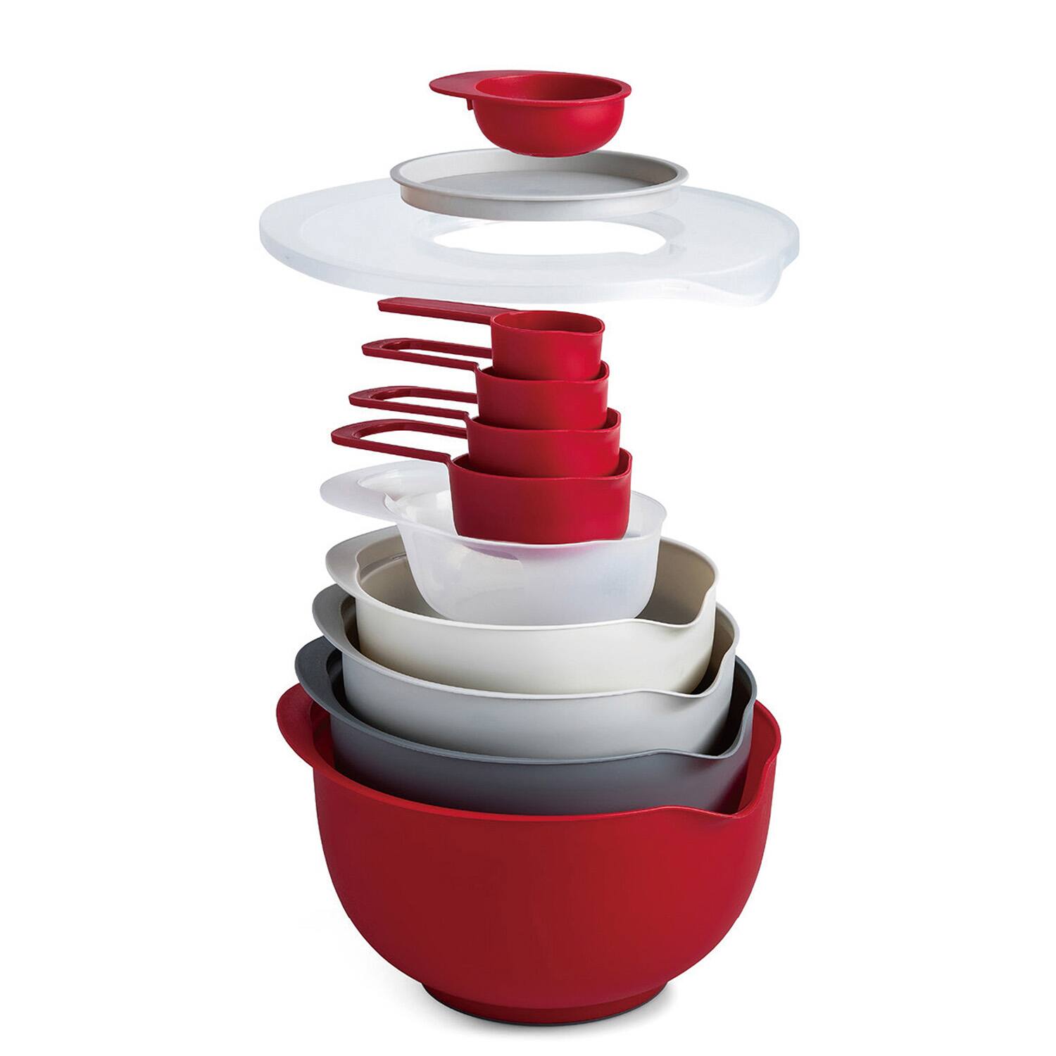 Alt View 1. Norpro - Nested Mixing Bowls and Measuring Cups, 12 Piece Set - Multicolored.