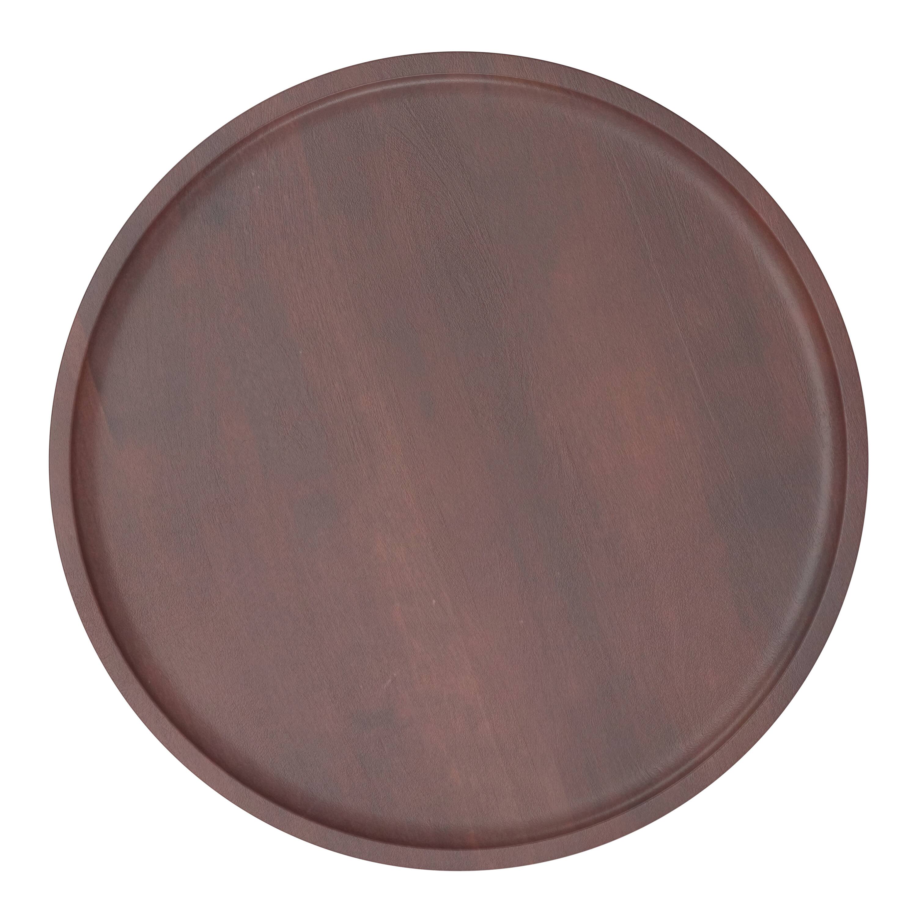 Alt View 1. Simpli Home - Breanna Side Table - Walnut Brown.