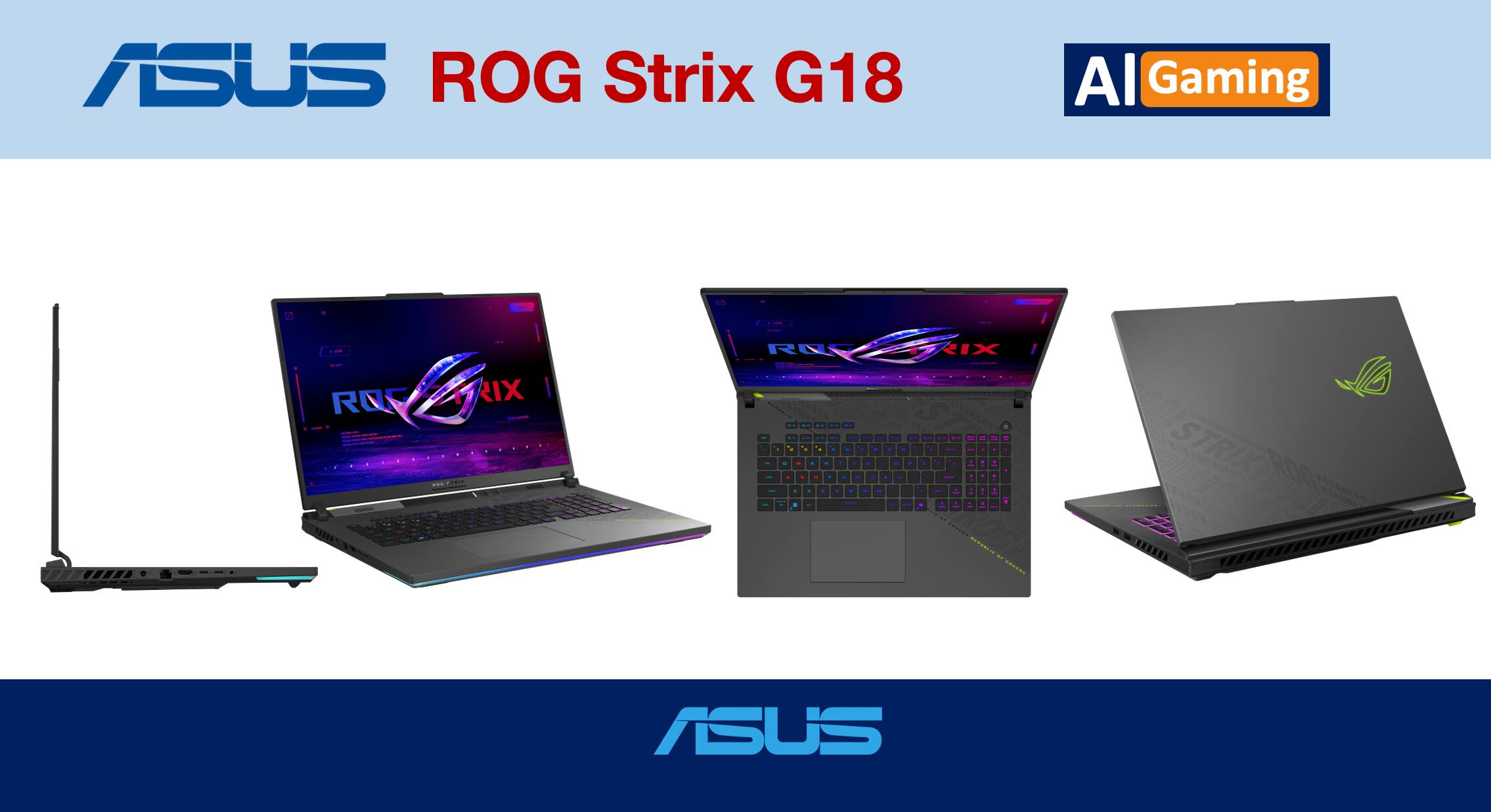 ASUS ROG Strix G18  
AI Gaming  
ASUS