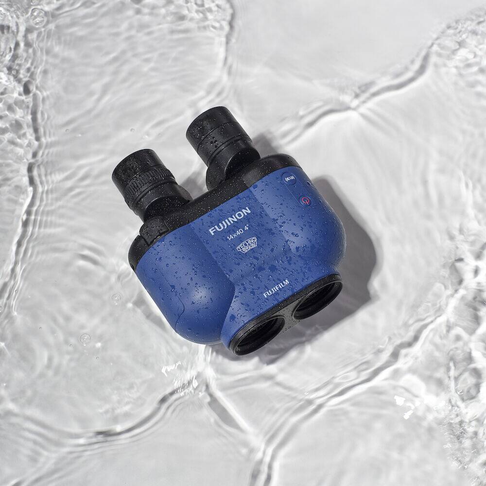 The text on the image reads "Fujinon 14x40 4 JECHNO NA CA ASR Fujifilm."