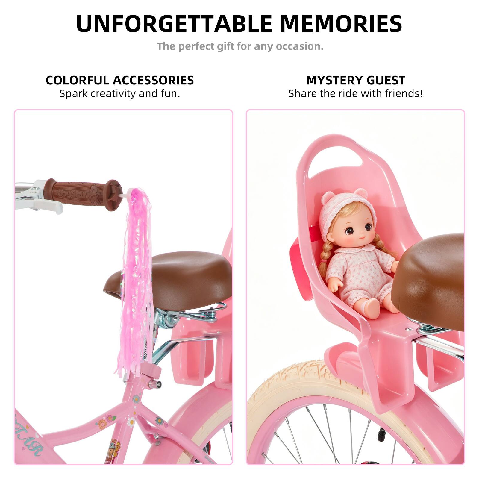 UNFORGETTABLE MEMORIES  
The perfect gift for any occasion.  

COLORFUL ACCESSORIES  
Spark creativity and fun.  

MYSTERY GUEST  
Share the ride with friends!  

BogStar AR