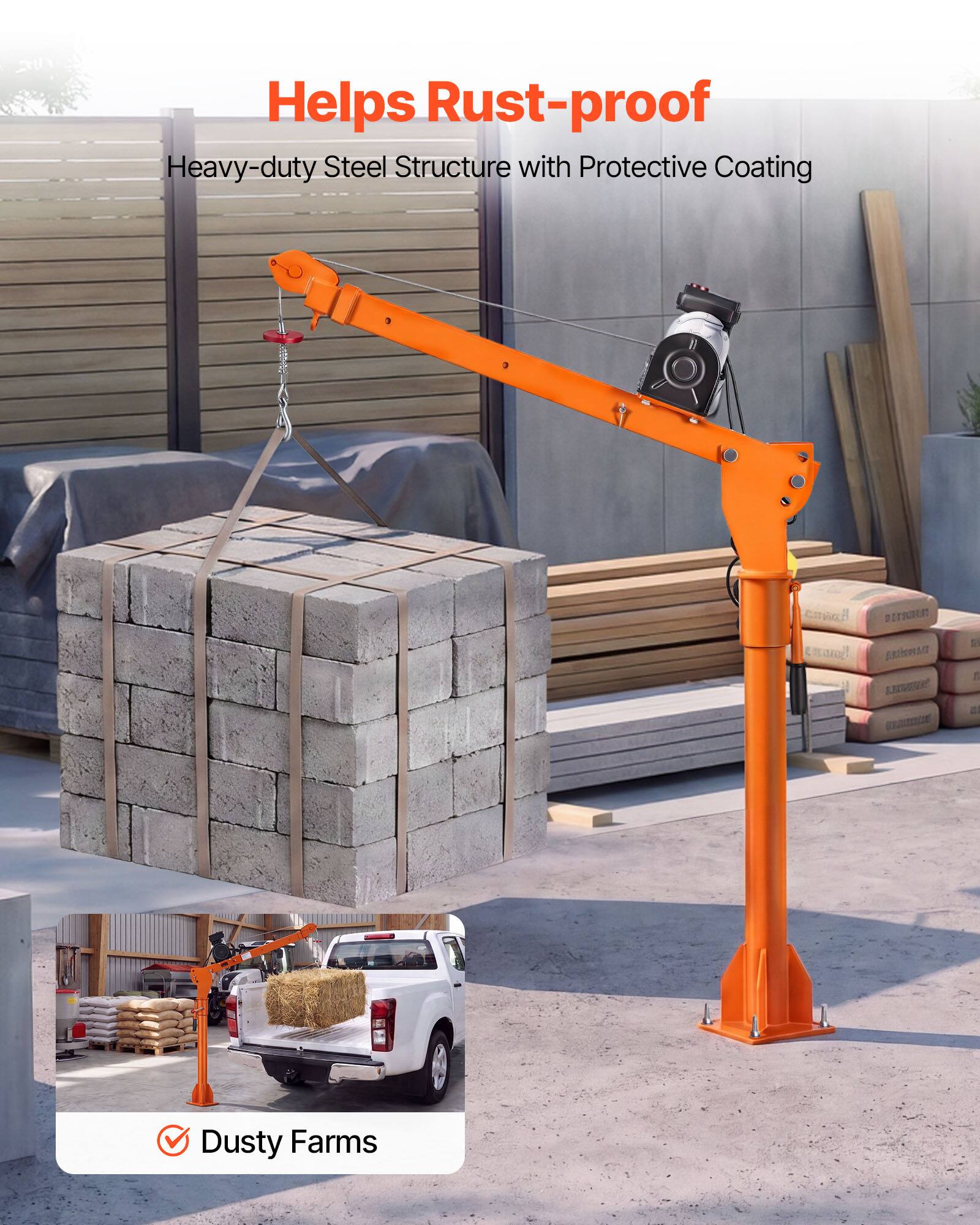 Helps Rust-proof  
Heavy-duty Steel Structure with Protective Coating

canad !  
BROINSPORTS  
1  
Dusty Farms