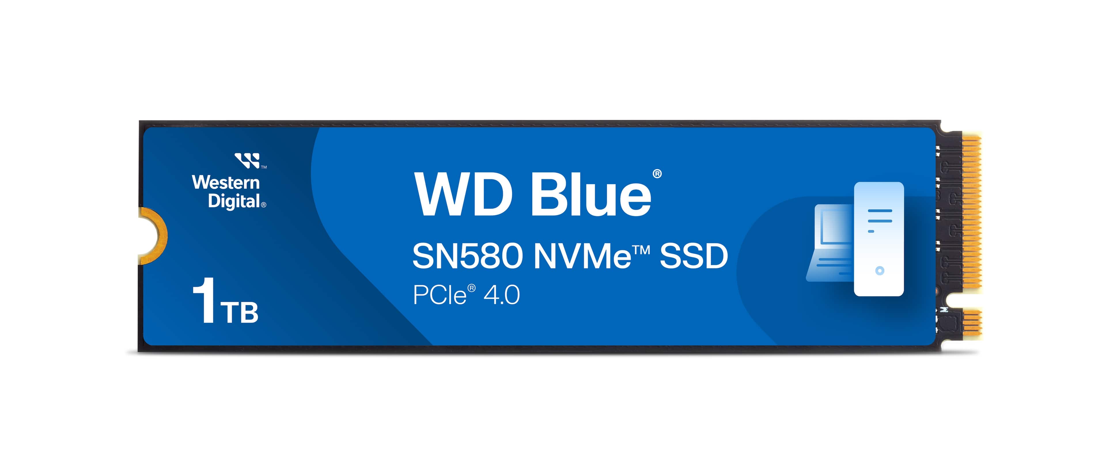 W - Western Digital 1TB 1 B + WD Blue TM SN580 NVMeM SSD 3 PCle 4.0 H