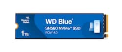 WD Blue SN580 1TB Internal SSD PCIe Gen 4 x4 NVMe WDBWMY0010BBL WD Blue SN580 1TB Internal SSD PCIe Gen 4 x4 NVMe WDBWMY0010BBL