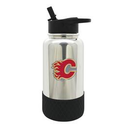Great American Products - Calgary Flames 32oz. Team Color Chrome Hydration Bottle - Multicolor