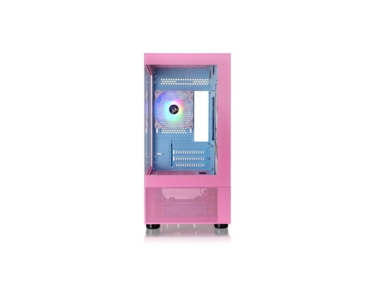 Alt View 1. Thermaltake - Thermaltake View 170 TG ARGB m-ATX Case, 3x120mm ARGB Fans, 280mm Rad, 340mm GPU, 160mm Cooler, Bubble Pink - Bubble Pink.
