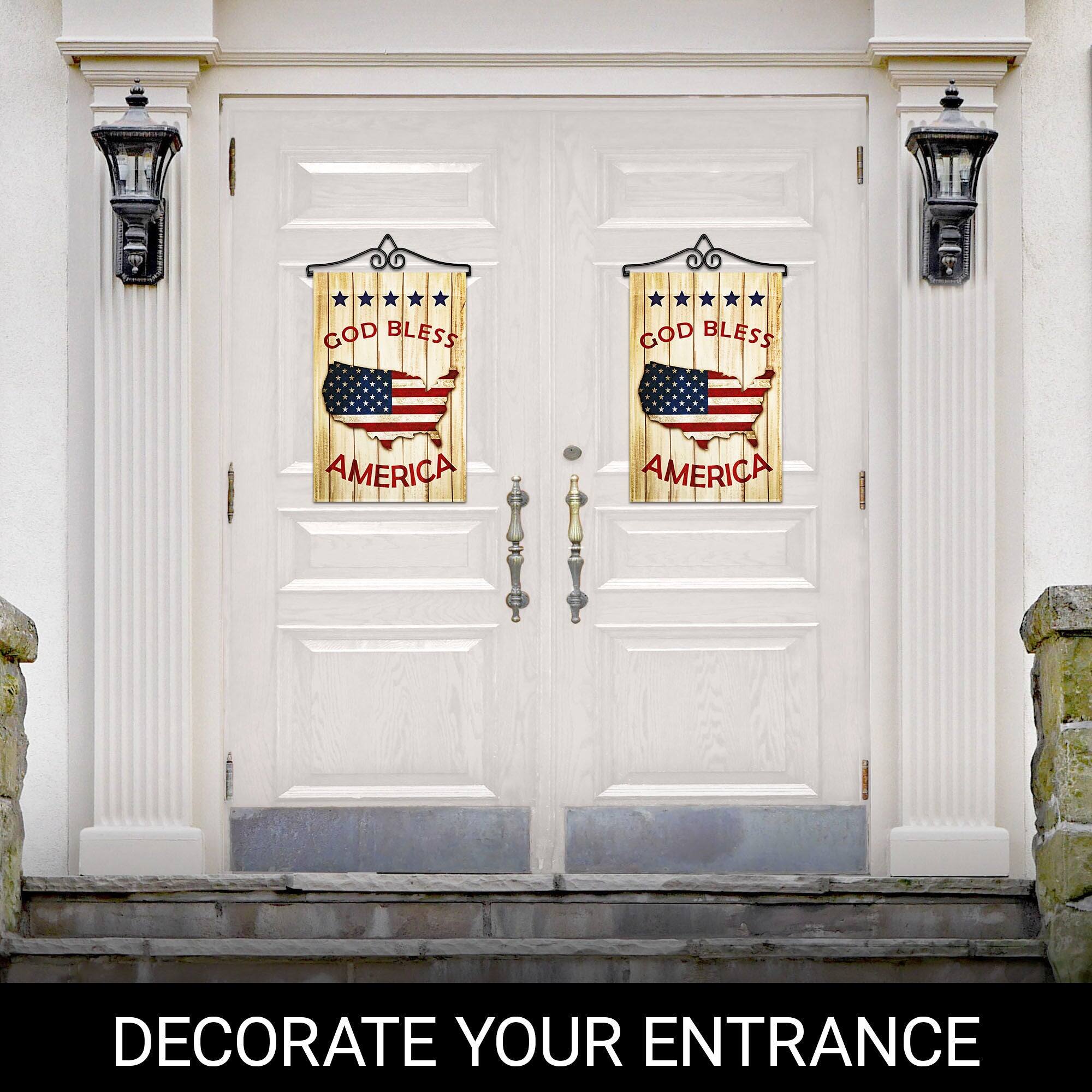 GOD BLESS AMERICA  
DECORATE YOUR ENTRANCE