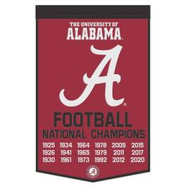 WinCraft - Alabama Crimson Tide 24" x 38" Wool Championship Banner - Multicolor
